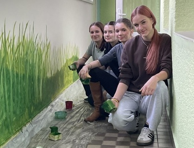 1.G zkrášlujeme mateřskou školu