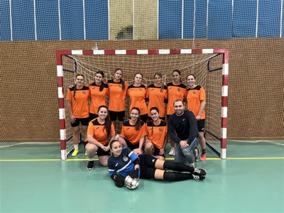1. místo v dívčím futsalovém turnaji 